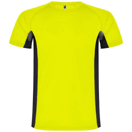 T-shirt de sport personnalisé en polyester 140g/m² à manches courtes Shanghai pour enfant - 4 à 16 ans