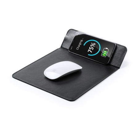 Tapis de souris personnalisé avec chargeur sans fil 5W Dropol