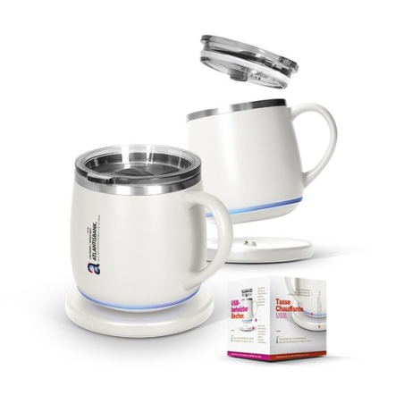 Tasse chauffante personnalisable usb