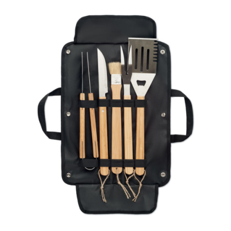 Malette personnalisée avec 5 outils BBQ ALLIER