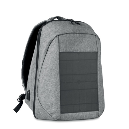 Sac à dos personnalisable en polyester 600D avec chargeur solaire TOKYO SOLAR