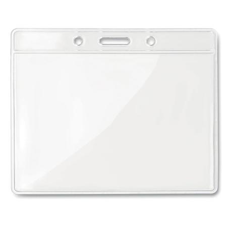 Porte-badge personnalisable transparent 10x8 cm BADGY