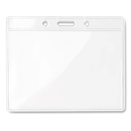 Porte-badge personnalisable transparent 10x8 cm BADGY