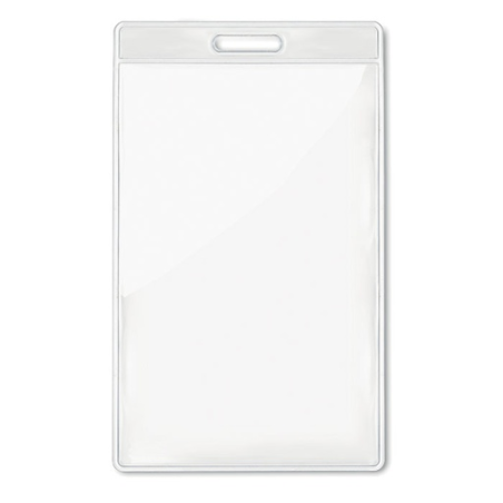 Porte-badge publicitaire transparent 7,5x12,5cm BADGO