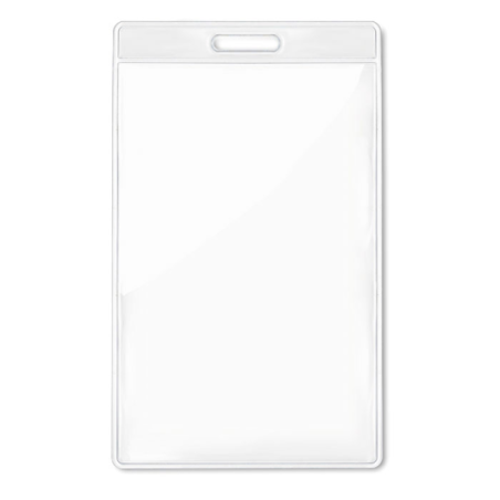 Porte-badge publicitaire transparent 7,5x12,5cm BADGO