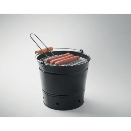 Barbecue publicitaire en forme de seau portable BBQTRAY