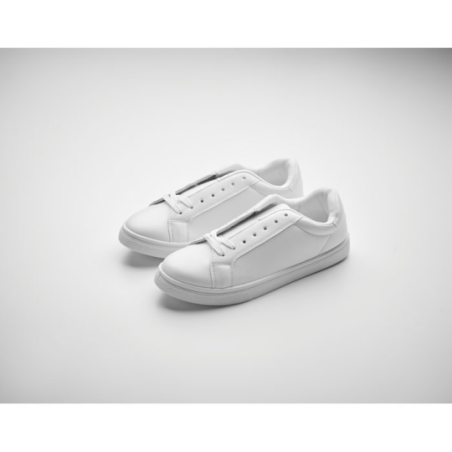 Baskets blanches personnalisables en PU Taille 37