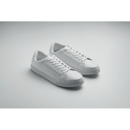 Baskets blanches personnalisables en PU taille 46 BLANCOS