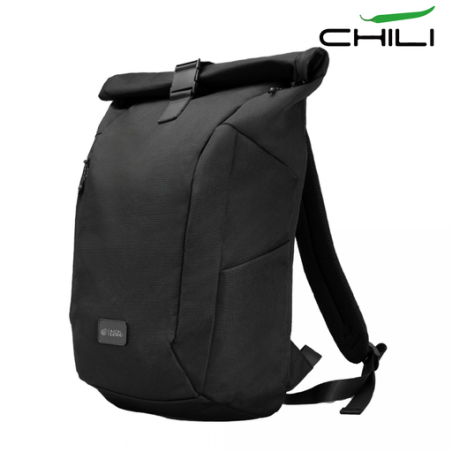 Sac à dos anti-vol roll-up personnalisable en RPET certifié Wast2Gear 22L - Onda