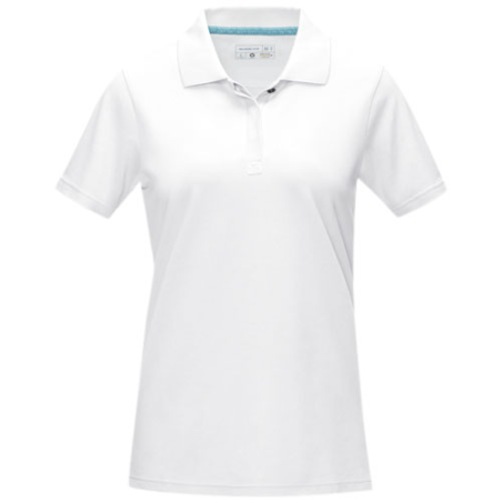 Polo personnalisable Graphite en coton bio certifié GOTS femme - XS à XXL