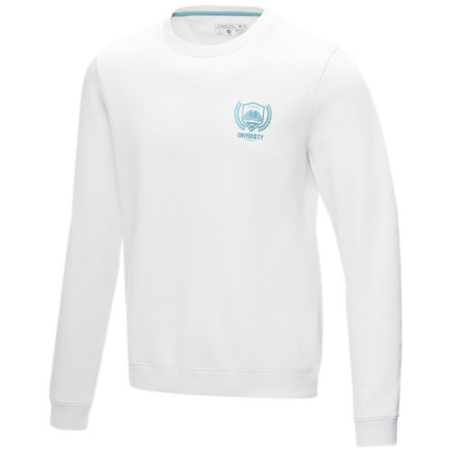 Sweat personnalisé à col rond Jasper Bio GOTS recyclé GRS - Homme - XS à 3XL