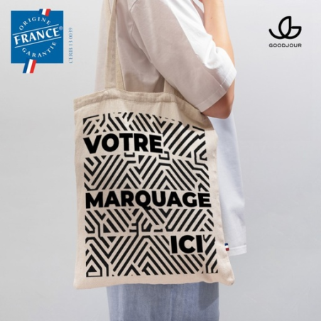 Tote bag personnalisable 150g 100% coton Goodjour® Le coq