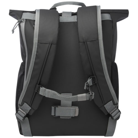 sac a dos enroulable personnalisable Aqua de 20 L 15" recyclée certifiée GRS résistant à l'eau