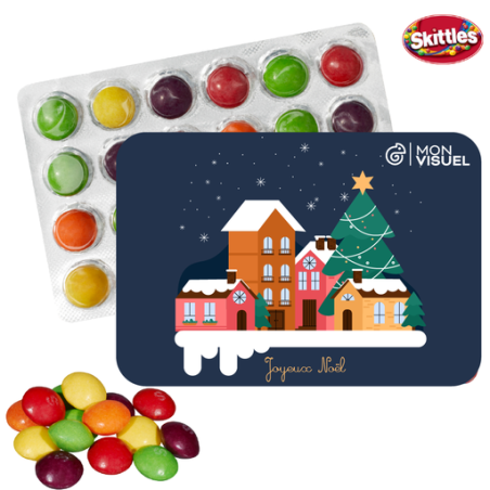 Le plus petit calendrier du monde personnalisable avec bonbons Skittles® Original Fruity Candy - Jack