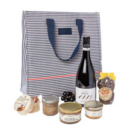 Panier gourmand personnalisable "Le tour de France de nos régions" 100% Français