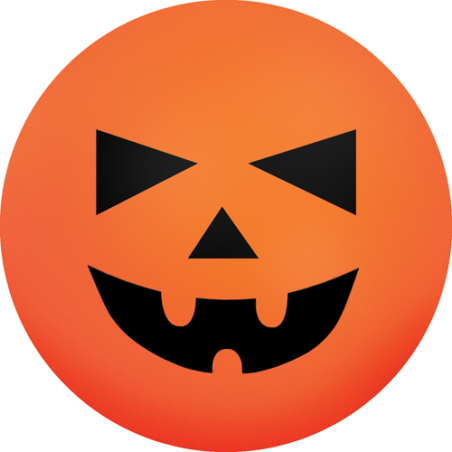 Balle anti-stress publicitaire Jack-o'-lantern