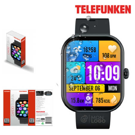 Montre connectée publicitaire TLSM06 - TELEFUNKEN®