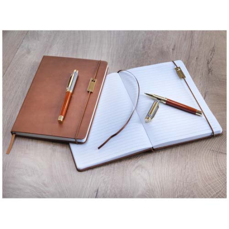 Coffret personnalisé Legato comprenant carnet A5, stylo bille et stylo roller