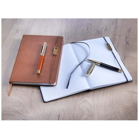 Coffret personnalisé Legato comprenant carnet A5, stylo bille et stylo roller