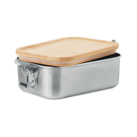 Lunch box personnalisée en inox et bambou 750ml - SONABOX