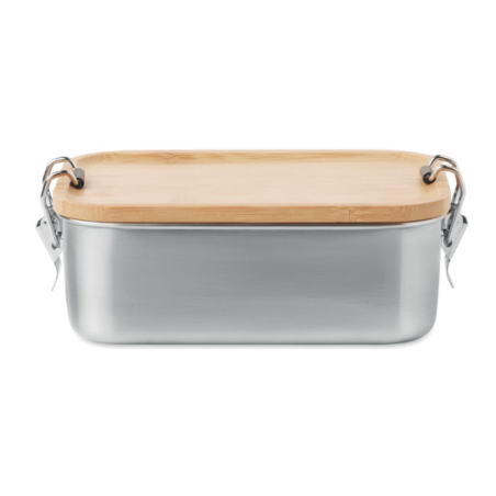 Lunch box personnalisée en inox et bambou 750ml - SONABOX