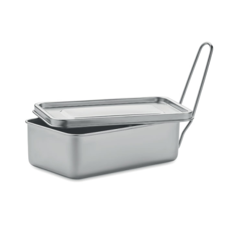 Lunchbox personnalisable en inox avec poignée amovible 750 ML - TAMELUNCH