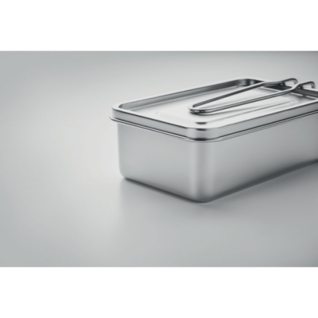 Lunchbox personnalisable en inox avec poignée amovible 750 ML - TAMELUNCH