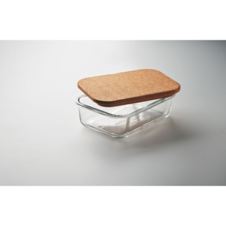 Lunchbox personnalisable en verre & liège 830 ML - CANOA