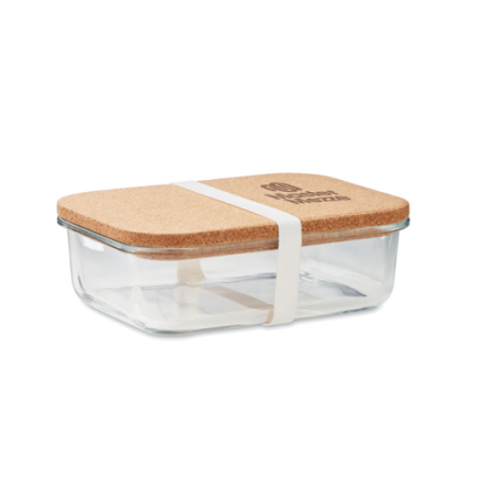 Lunchbox personnalisable en verre & liège 830 ML - CANOA