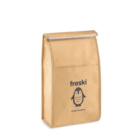 Sac repas isotherme personnalisable en papier 3L - PAPERLUNCH