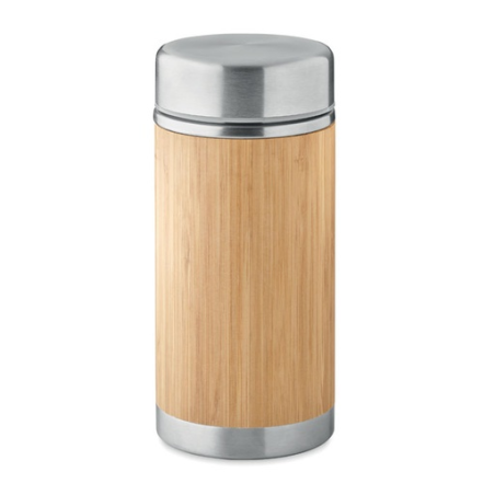 Lunch box isotherme personnalisable en inox & bambou 600 ml - NATUJAR