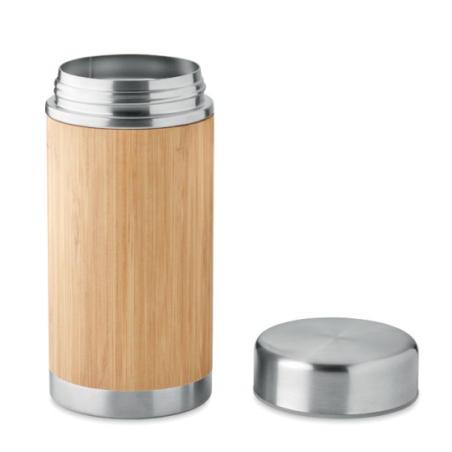 Lunch box isotherme personnalisable en inox & bambou 600 ml - NATUJAR