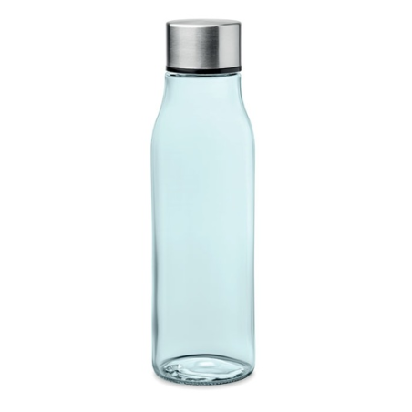 Bouteille en verre personnalisée avec bouchon en inox 500 ml