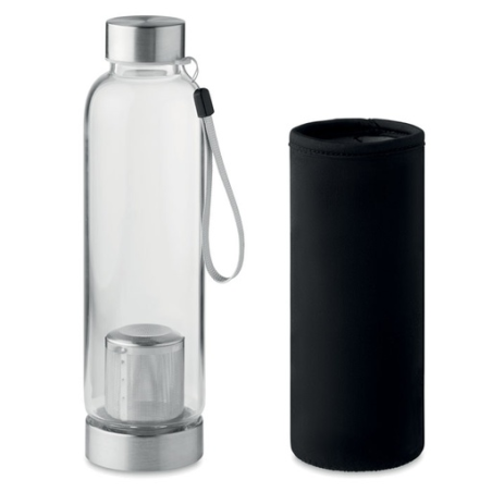 Bouteille en verre personnalisable avec infuseur 500ml