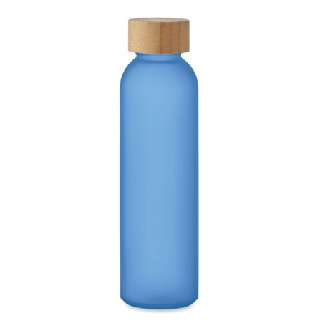 Bouteille en verre personnalisable dépoli pour finition givrée 500ml