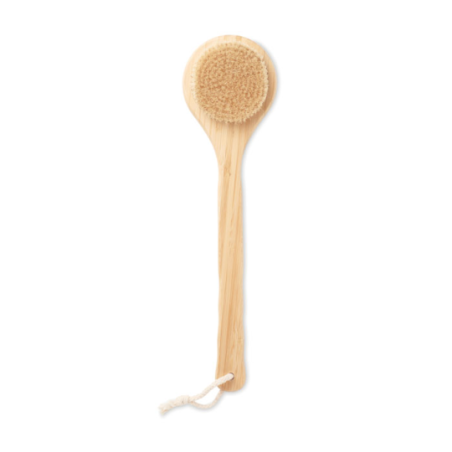 Brosse de bain en bambou personnalisable