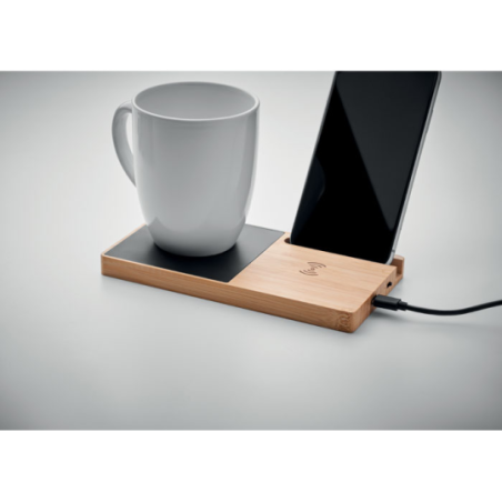 Chargeur sans fil avec chauffe-mug personnalisable