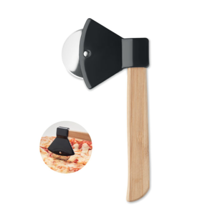 Coupe-pizza personnalilsable en forme de hache