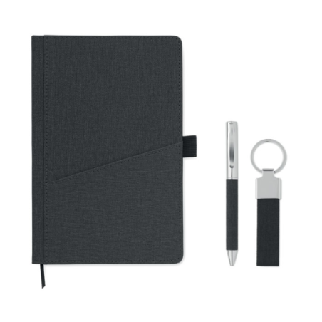 Coffret cadeau écriture personnalisé (stylo, carnet, porte-clés) - SCRIBI 4