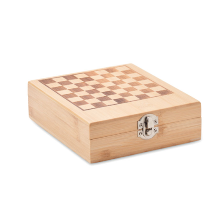 Coffret sommelier personnalisable avec un jeu d'échecs - CHESSET