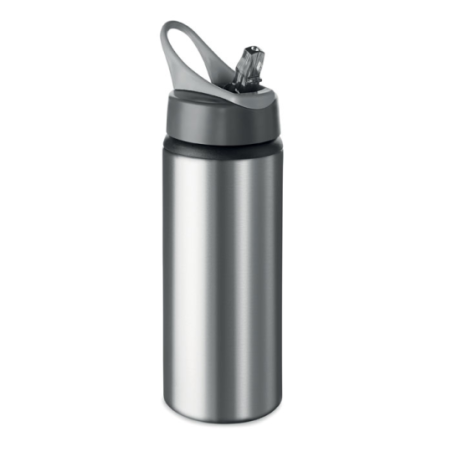 Gourde en aluminium personnalisable avec embout pliable 600 ml