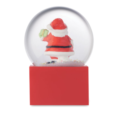 Petite boule à neige en verre personnalisable de noël