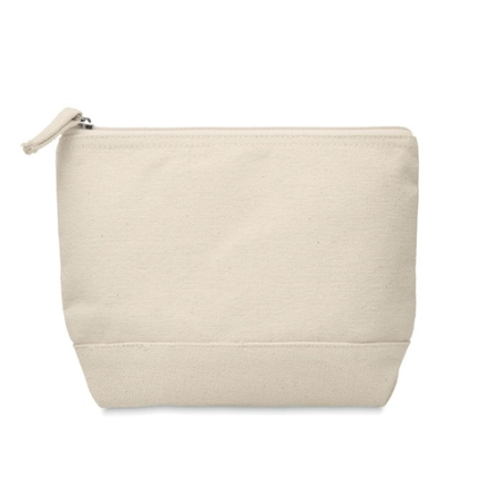 Trousse à maquillage personnalisée en coton bicolore 340 g/m2 - KLEUREN