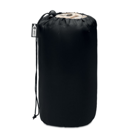 Couverture de voyage personnalisée en polaire RPET 180 g/m2