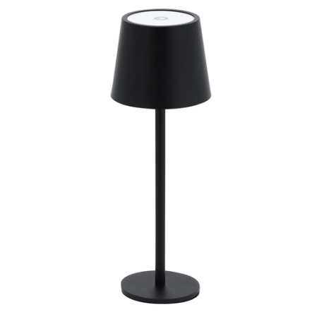 Lampe personnalisable en métal noir 48 LEDS et batterie 1200 mAh