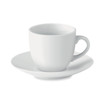 Tasse à expresso personnalisable avec sa soucoupe 80 ml