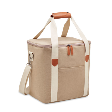 Grand sac isotherme personnalisable en toile 450g/m2