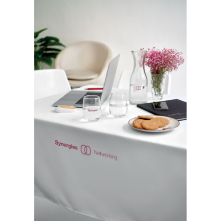 Grande nappe personnalisable 280x210 cm polyester 180 g/m2