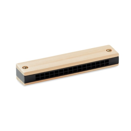 Harmonica personnalisable avec finition en bois