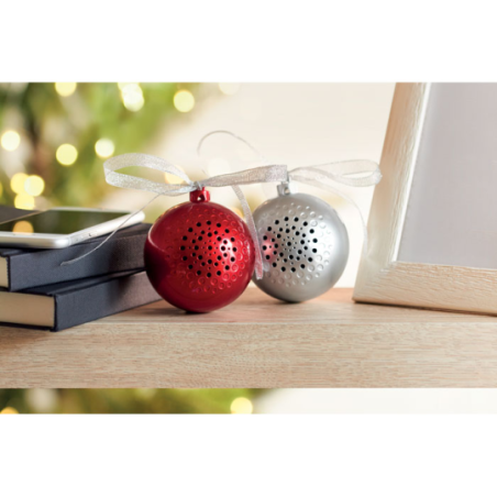 Enceinte bluetooth 5.0 boule de Noël 3W